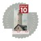 Light Grey Suede Mat Board for 12x24 Frames - Fits 10x20 Photos